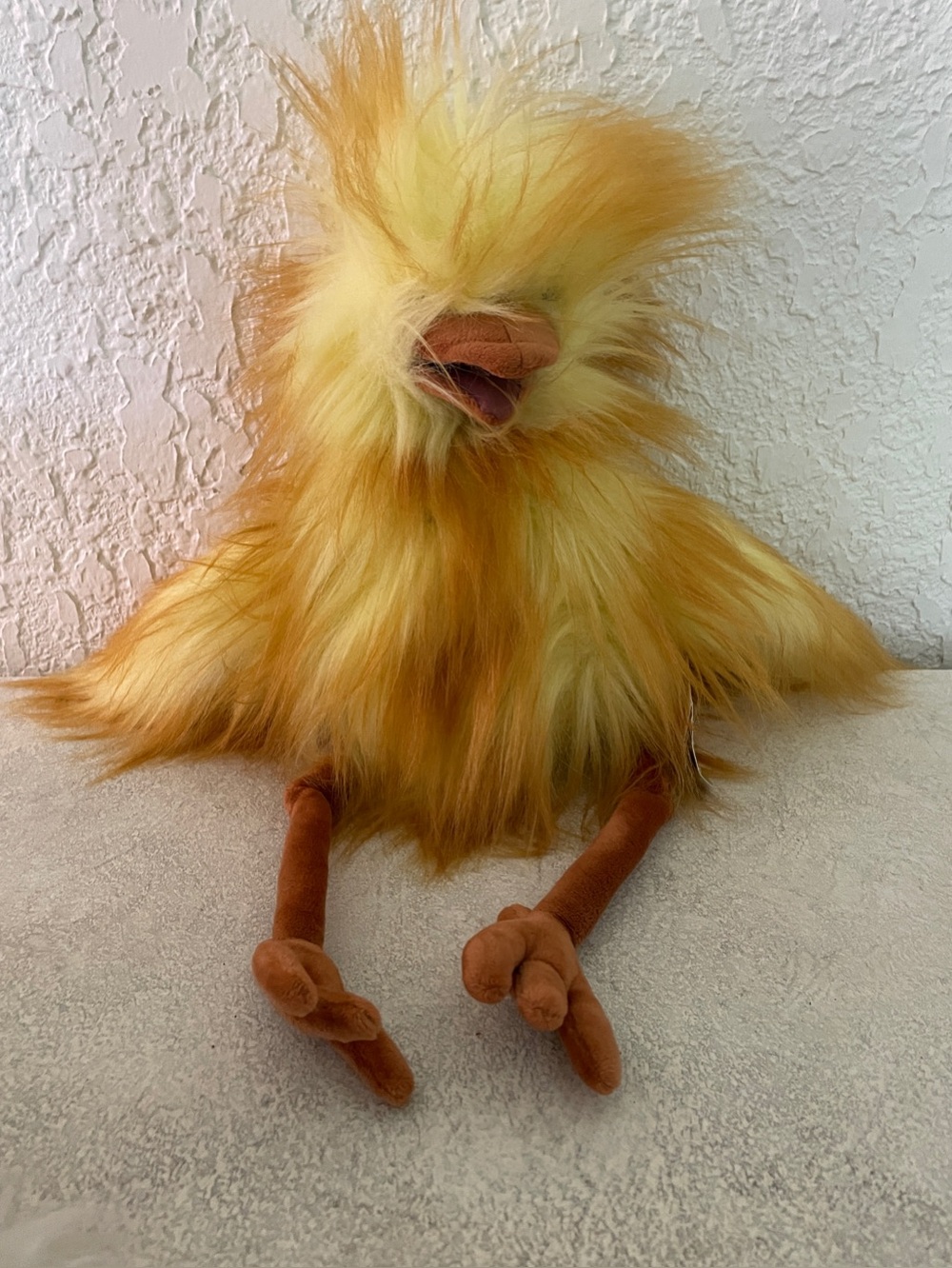 Folkmanis® Set of 2 Hand Puppets - Yeti Monster and Funny Bird - Picture 4 of 8